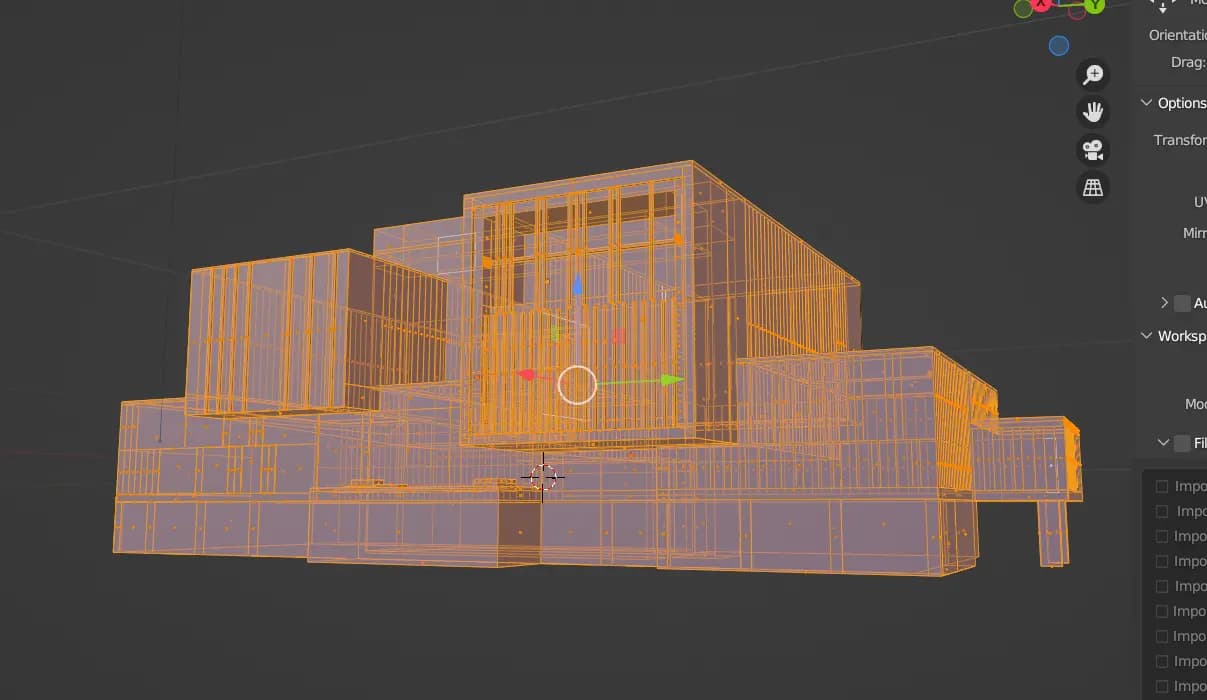 MN Building Wireframe